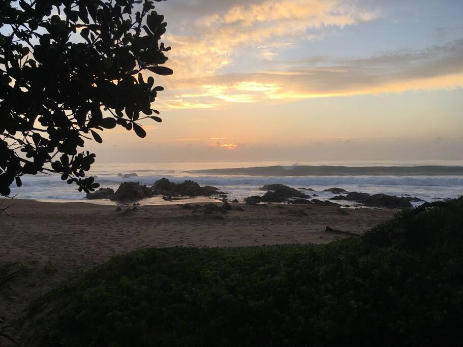 Direct private beach access