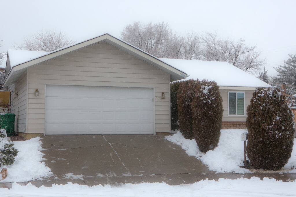 Front of Home in Winter