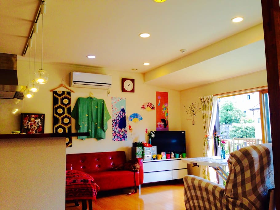 Here is our Living room!