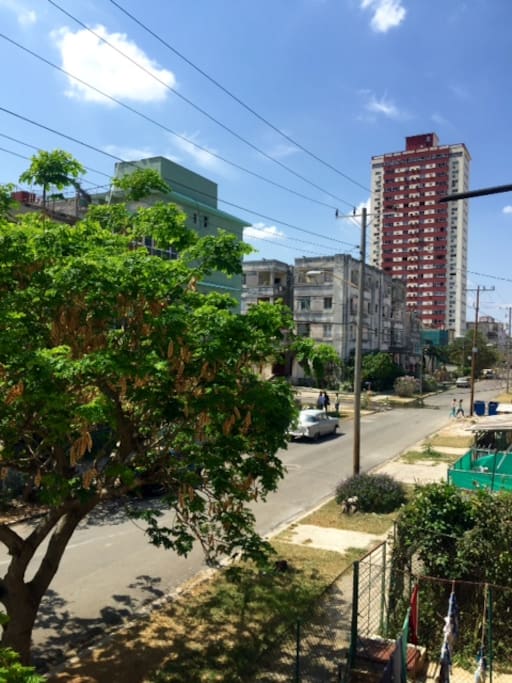 Vista desde el balcon de nuestro apartamento