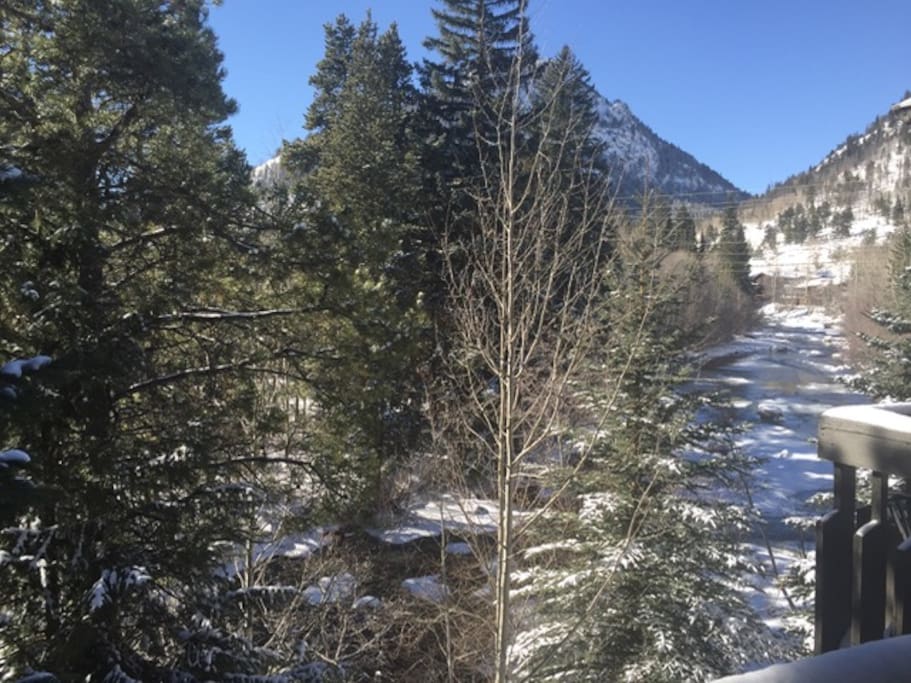 View from the balcony