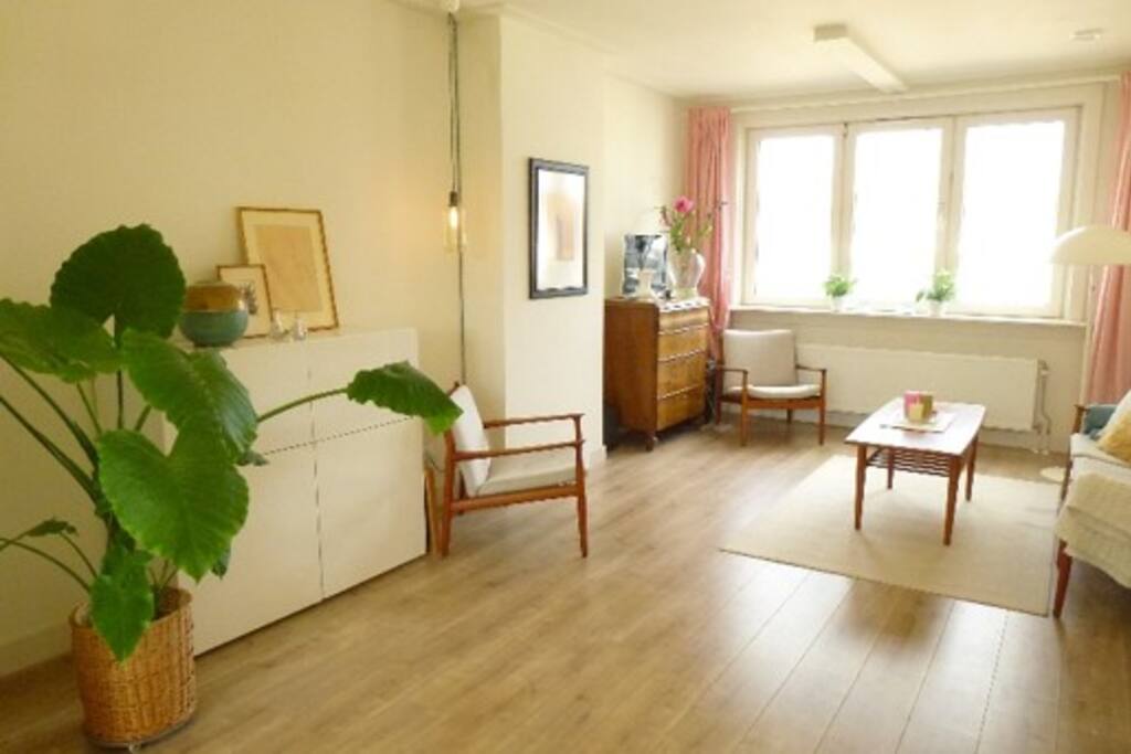 the living room: vintage meets modern design