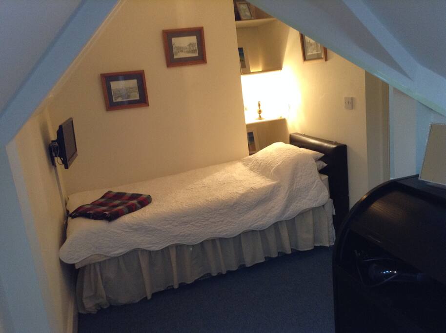Single room bed.