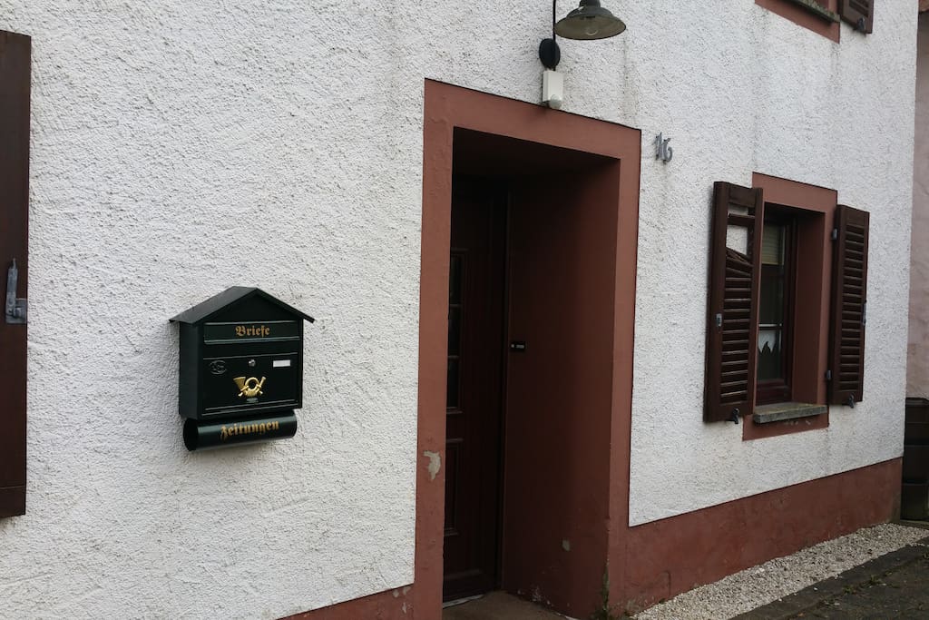 This is the entrance to our house