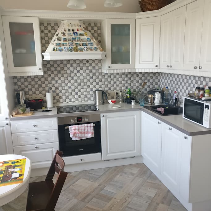 Kitchen with full equipment