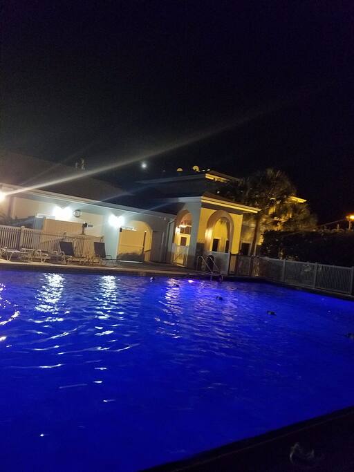 heated pool