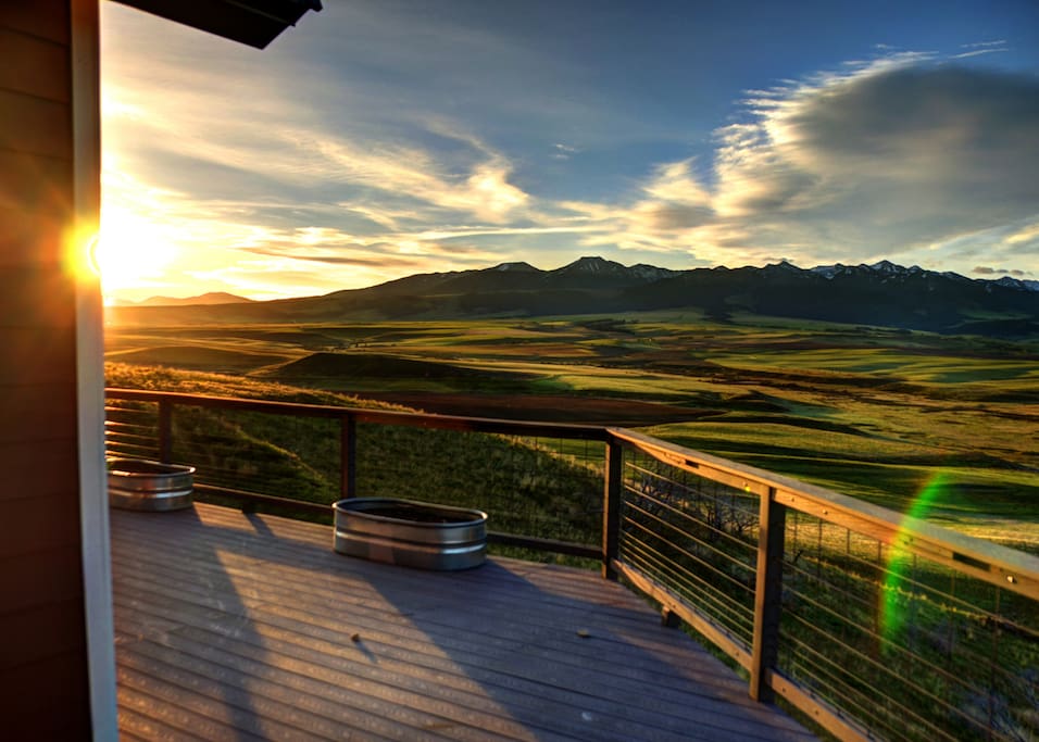 Sunrise from the main deck