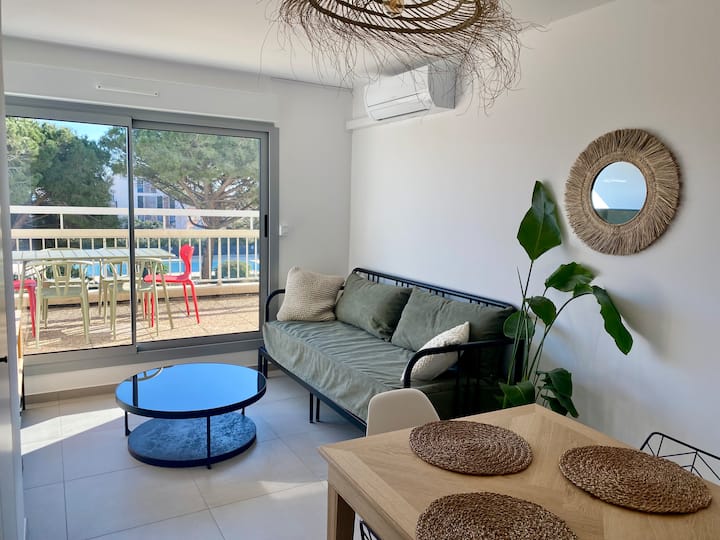 Superbe Appartement Proche Plage Climatisé - Mauguio