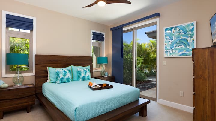 Spálňa č.3 s manželskou posteľou Queen a prístupom na lanai