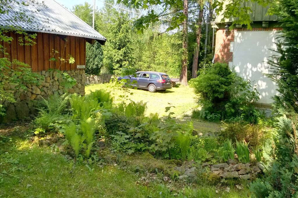 Parkplatz vor dem Haus