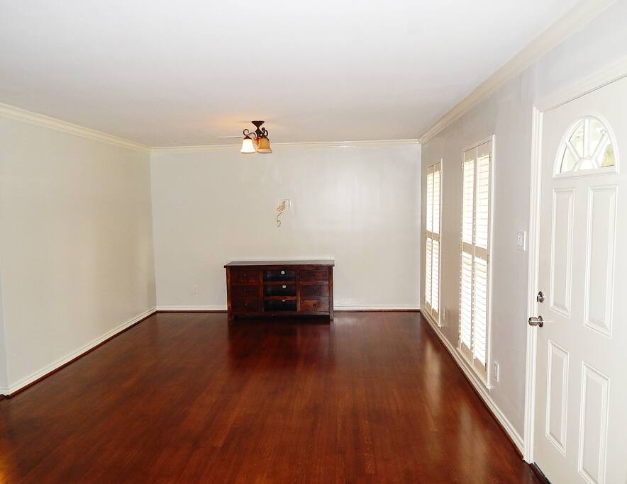 Living Room will be furnished.
