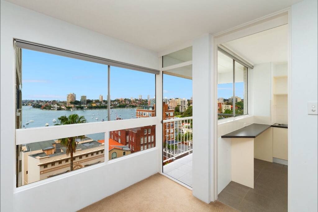 View from loungeroom and kitchen