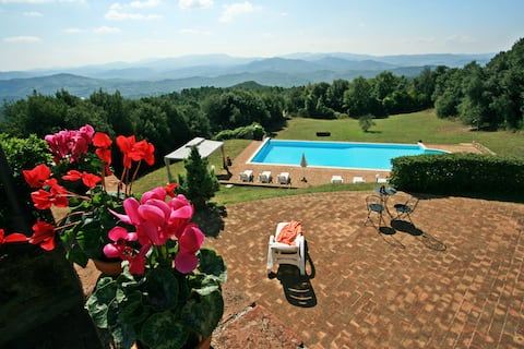 Le Campore - Stunning view over the Tuscany hills