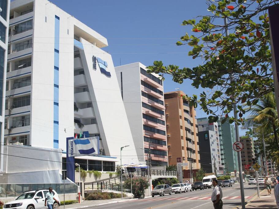 Imagem externa do Hotel que esta inserido o flat