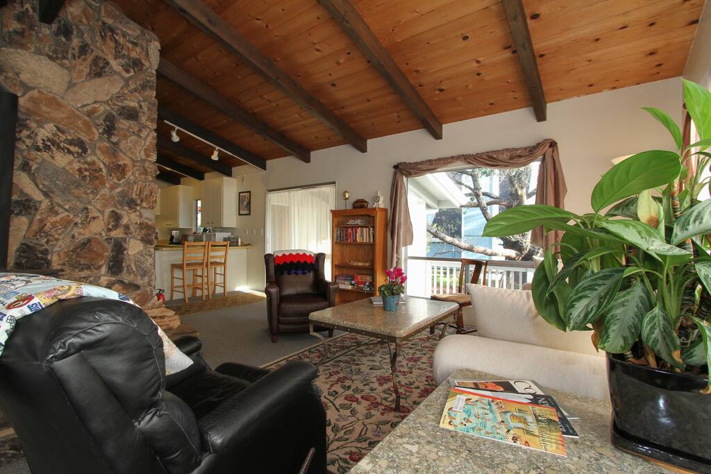 There's plenty of room to spread out and relax.