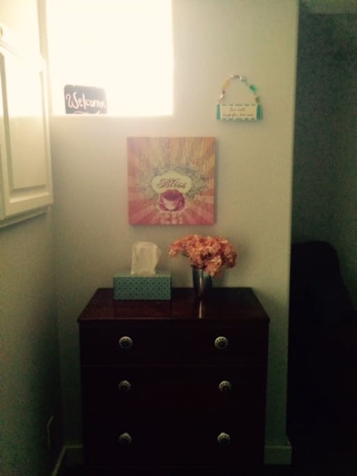 Dresser for all of your clothes- Closet not shown!