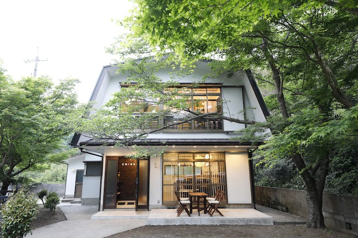 Uminomado, a private cottage surrounded by the sea and mountains, where you can enjoy yourself…