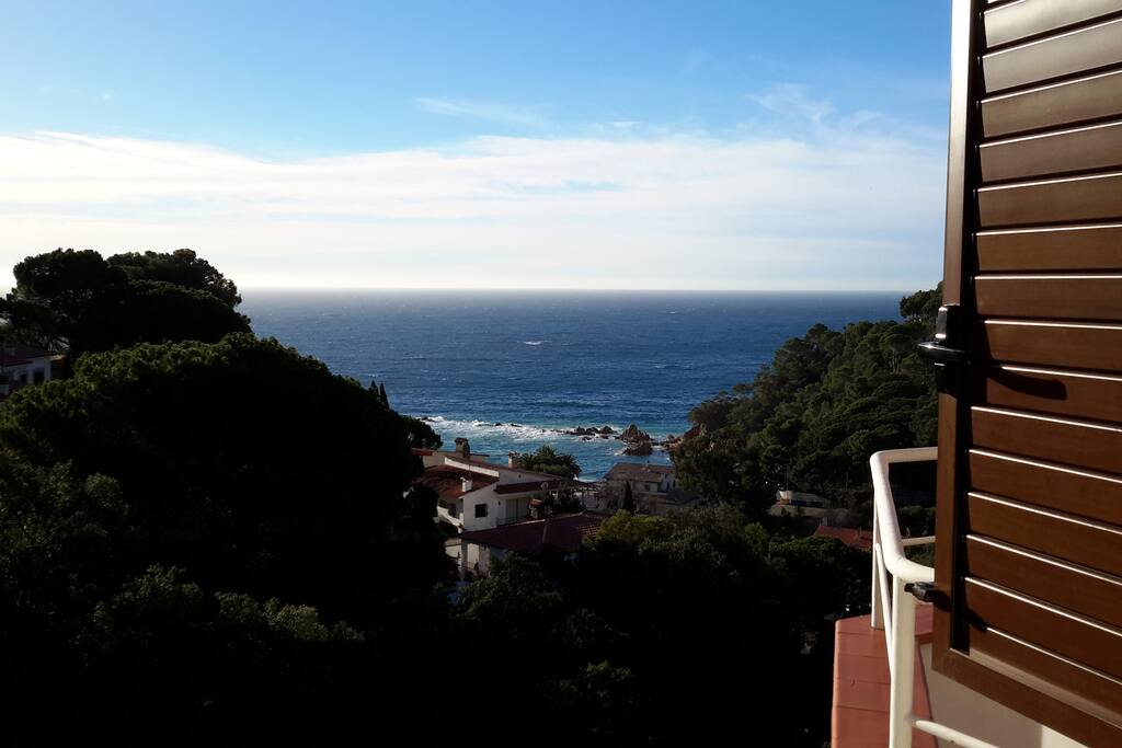 Vistas desde la ventana del dormitorio