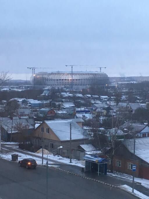 Вид с окна , стадион