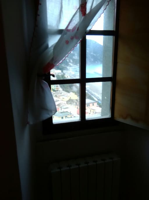 il panorama dalla camera