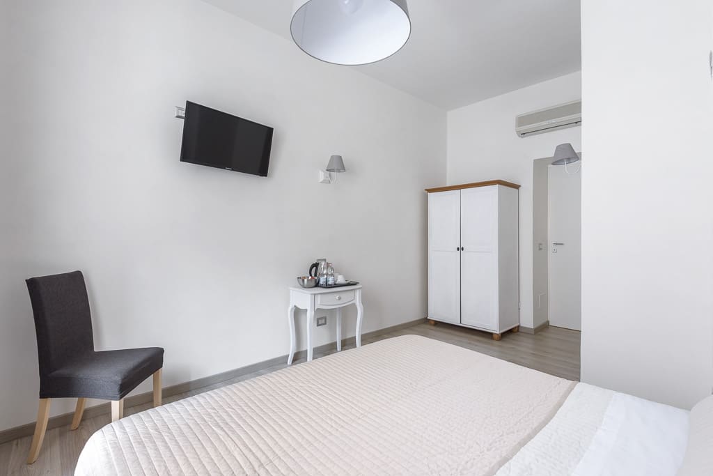 Double bedroom with the ensuite bathroom