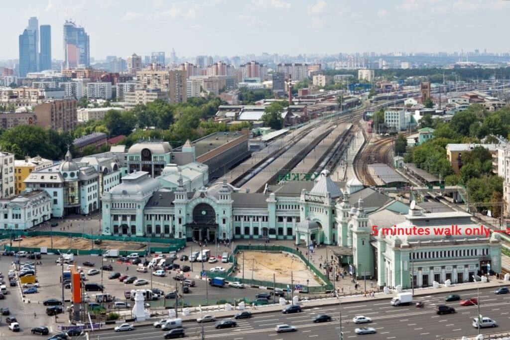 Only 5 min walk from Belorussky Rail Terminal (SVO) - Не проходим мимо нашего предложения! Броним! Вам точно у нас понравится! )))