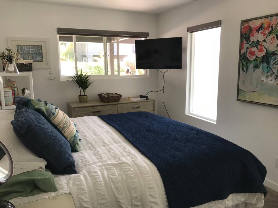 Luxury King bed firm but soft