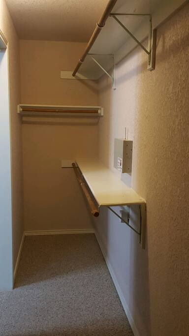 Spacious closet