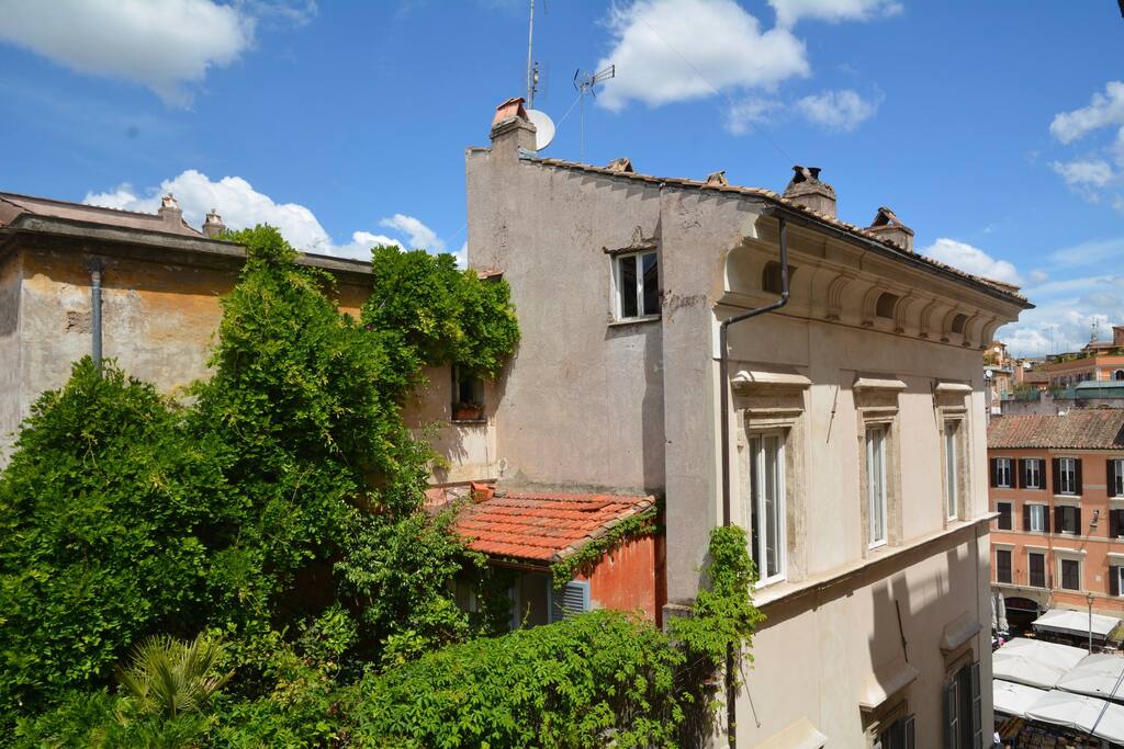 View from the two singole ber room