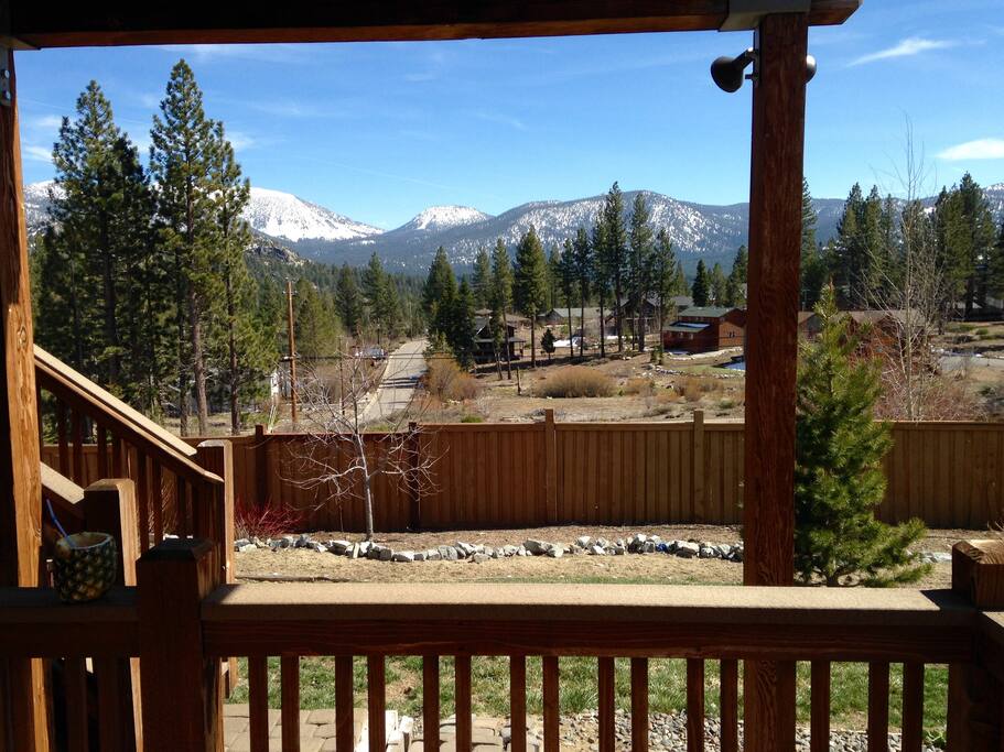 Back deck view.