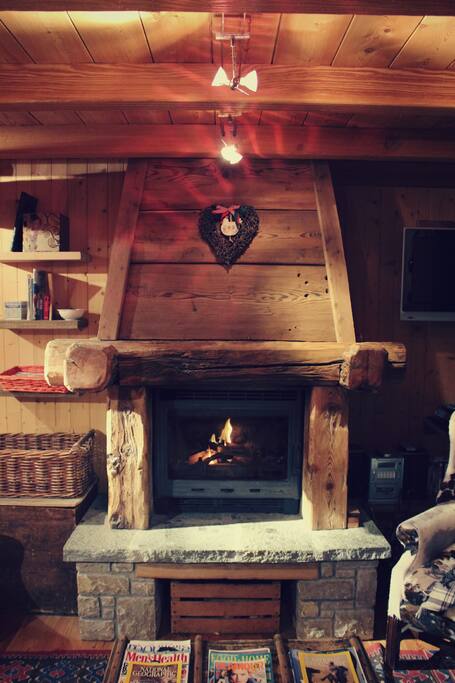 Piccolo Sogno's wonderful wood -burner