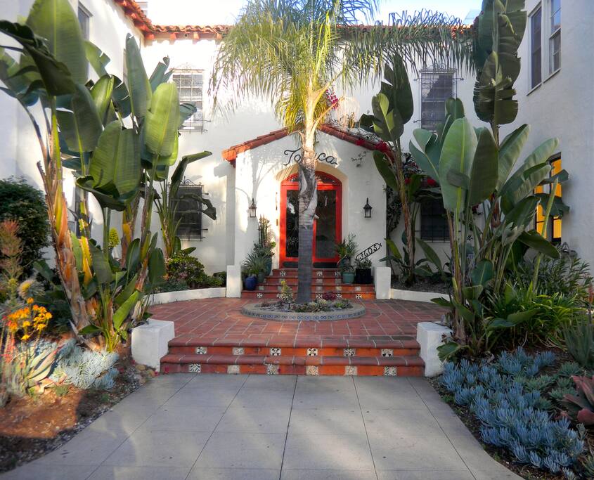 Front courtyard