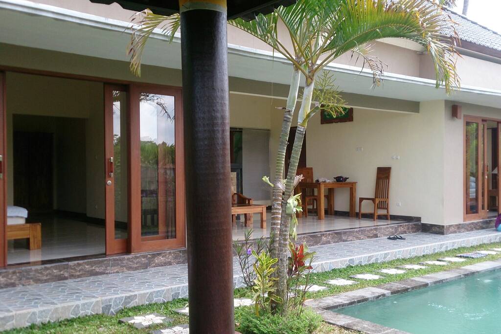 Pool at your steps.