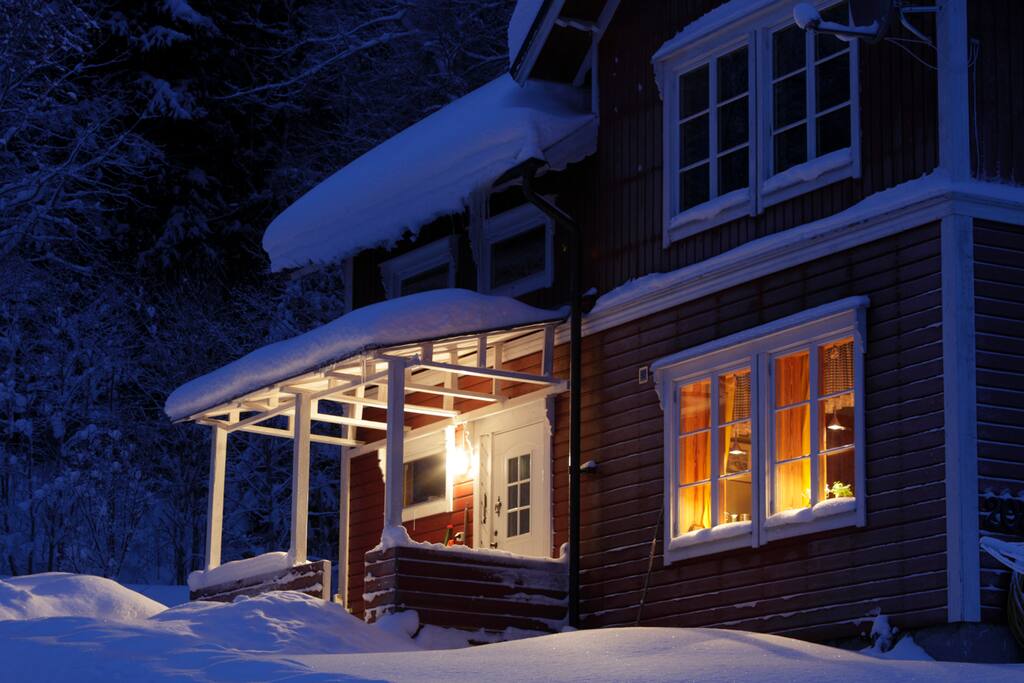 Entrance in winter