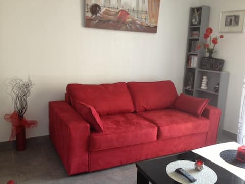 Propriété Airbnb réussie: T2 4 PERS 300 m from the beach (air conditioning, Wi-Fi, parking) à L'île Rousse