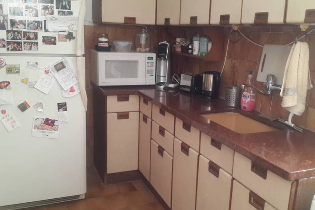 There's also a stove and oven
