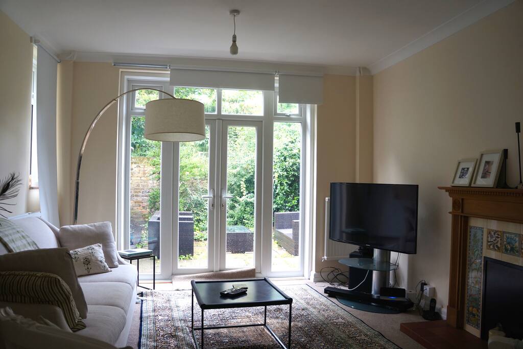 Living room leading to the patio