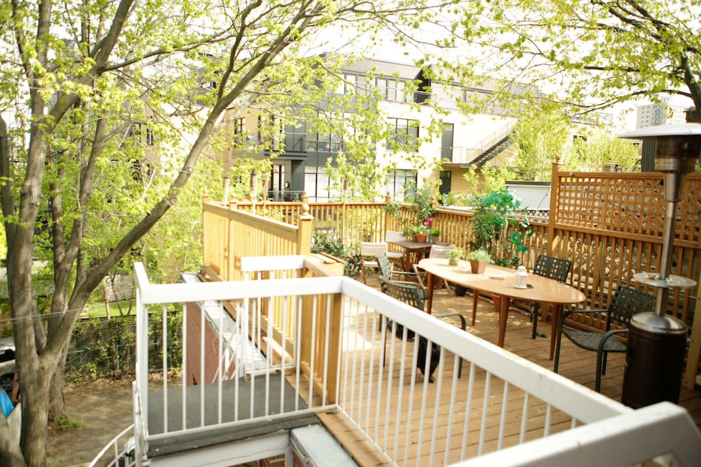 Private patio