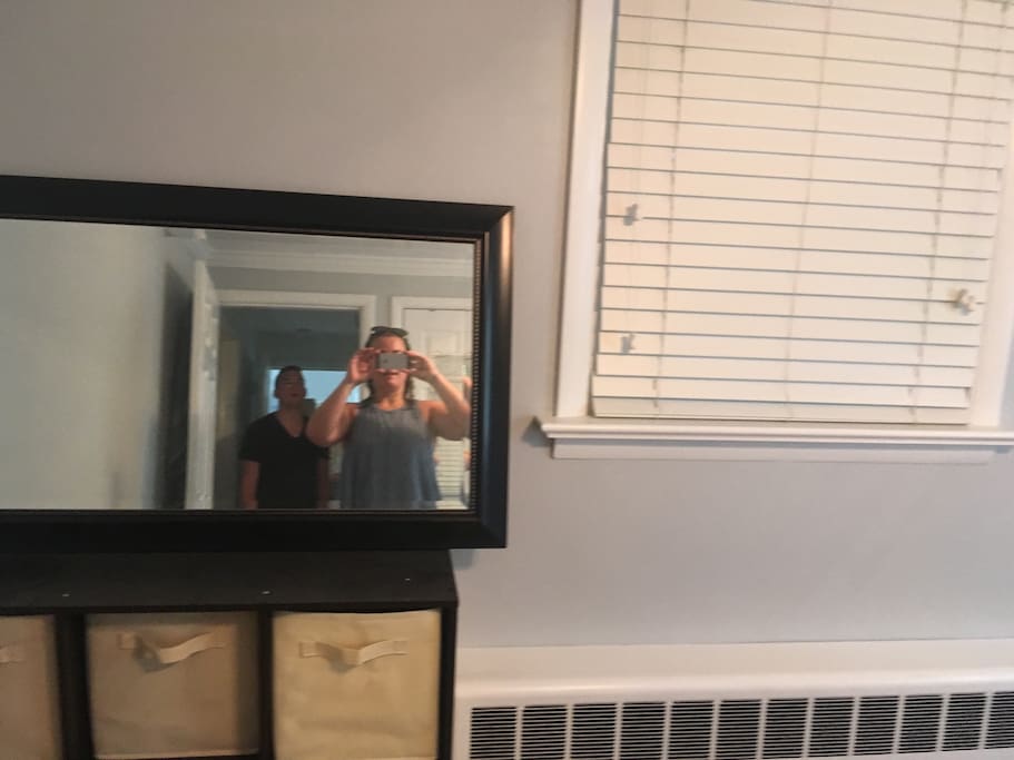 Mirror and storage a shout host!