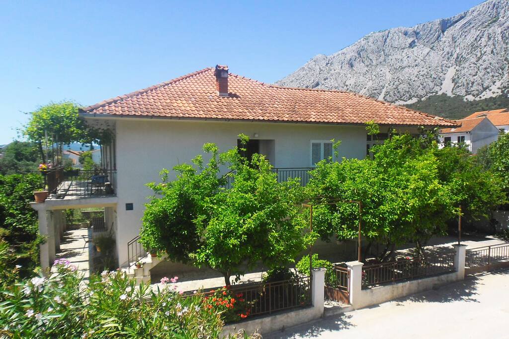 Front side of the house
