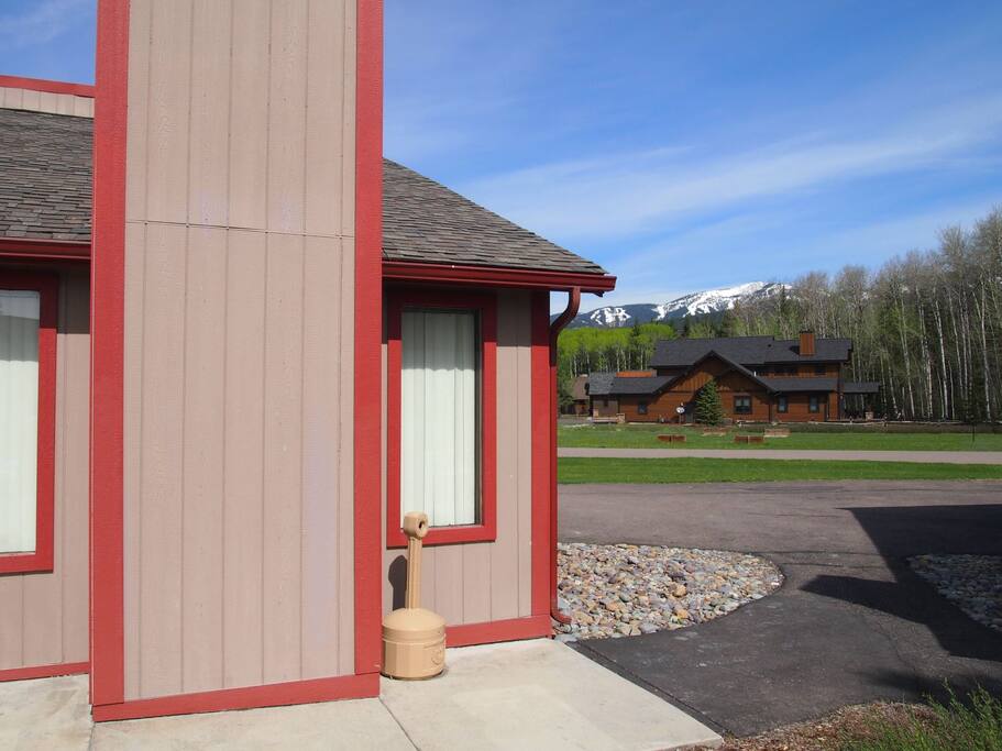 view from patio