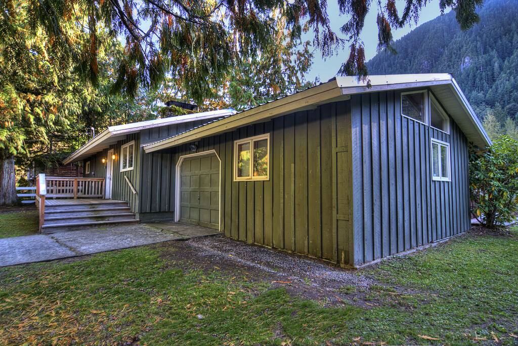 The secure main house entrance.