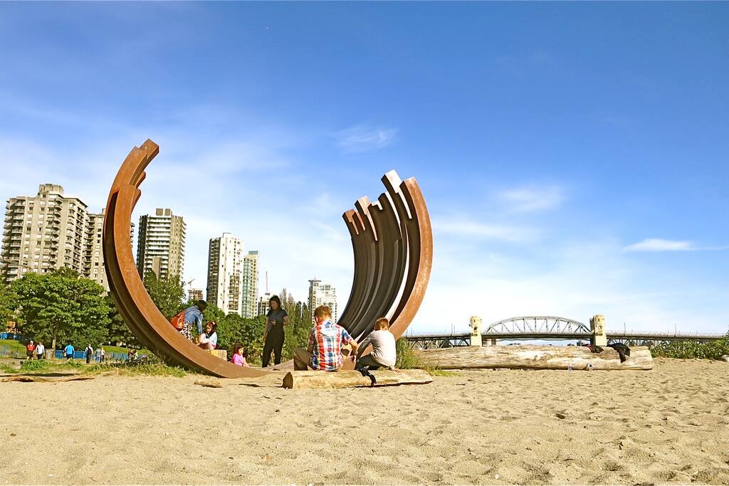 Sunset Beach, a lovely walk from my place, over the Burrard Bridge.