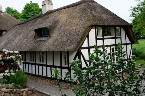 Bindingsverkshus in Fløjstrup forest