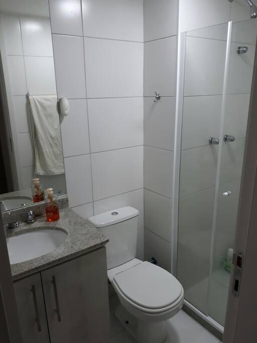 Banheiro dos hóspedes
