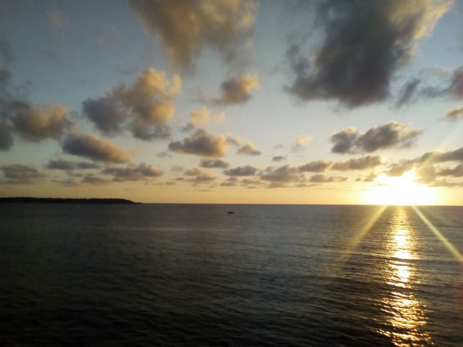 Sunset from the balcony