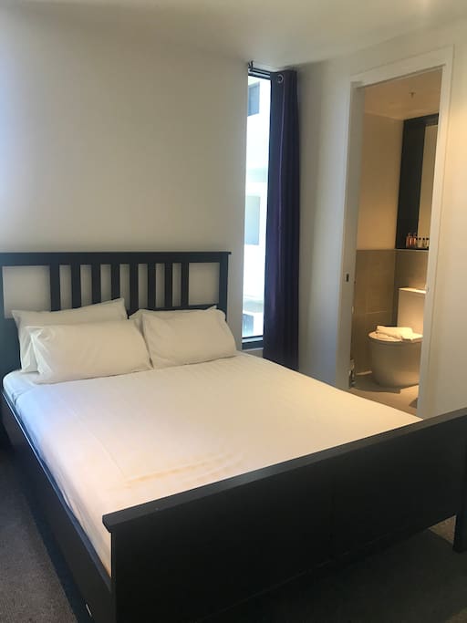 First bedroom has a queen size bed, wardrobe space and on suite bathroom.