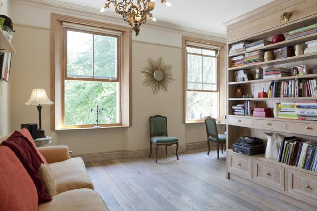 Spacious and peaceful living room area