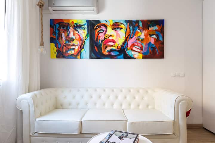 Bright Modern Art Ii Apt | Wi-fi | Nr Tram - El Masnou