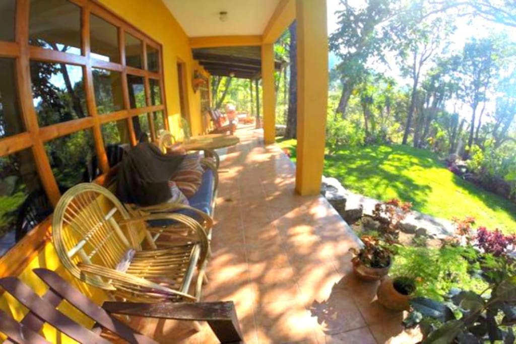 Large covered front porch